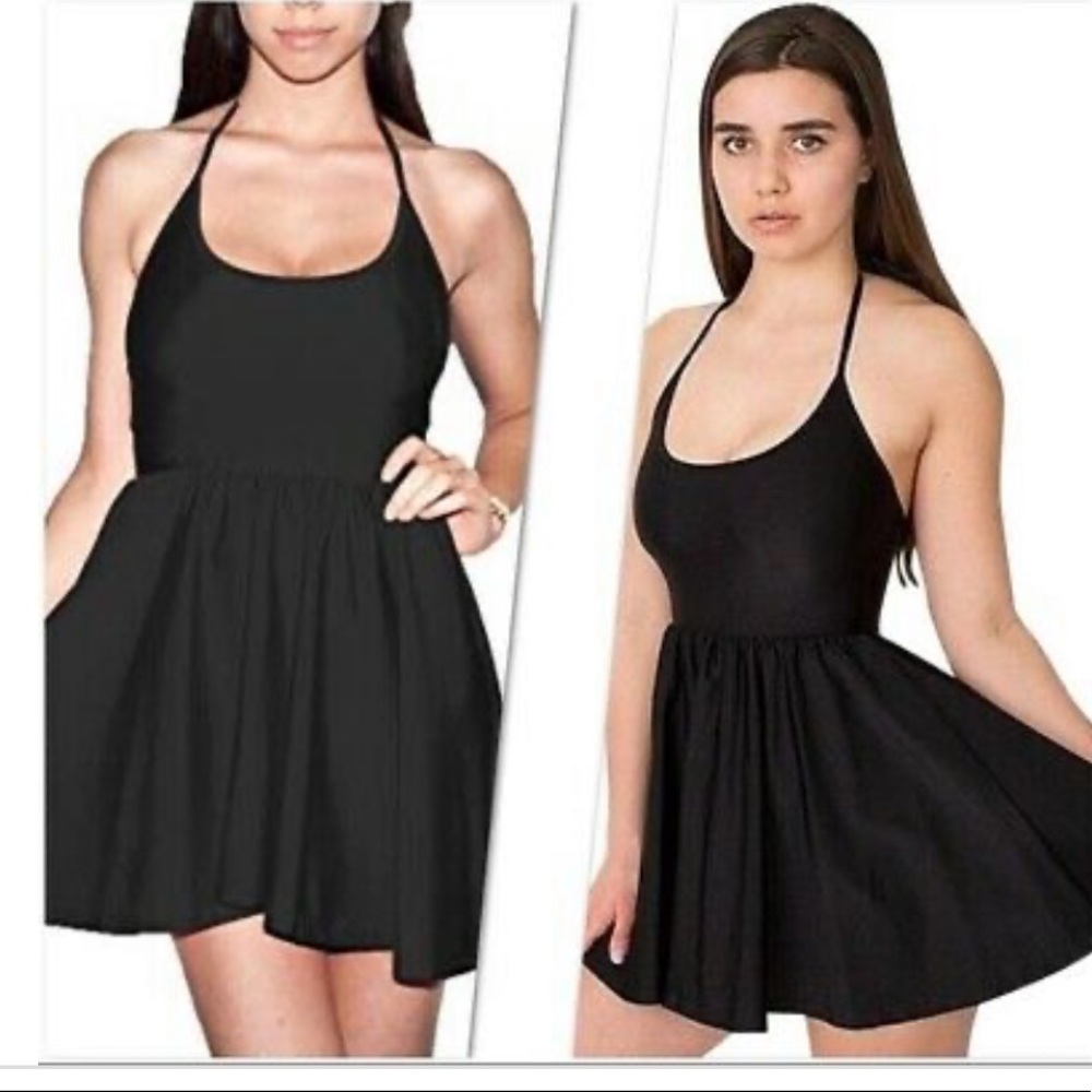 American Apparel Nylon Tricot Figure Skater Dress